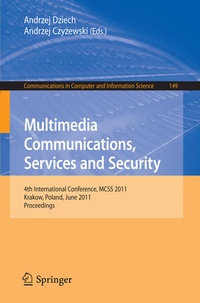 Enlarge image Cover: Multimedia Communications, Services and Security - Springer