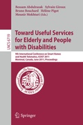 Cover: Towards Useful Services for Elderly and People with Disabilities - Springer