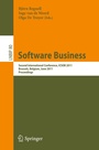 Cover: Software Business - Springer