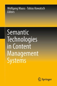 Enlarge image Cover: Semantic Technologies in Content Management Systems - Springer