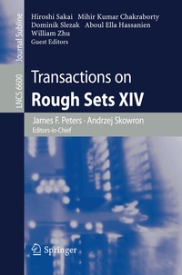 Abbildung von: Transactions on Rough Sets XIV - Springer