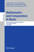 Cover: Mathematics and Computation in Music - Springer