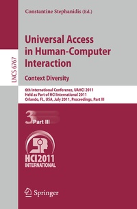 Abbildung von: Universal Access in Human-Computer Interaction. Context Diversity - Springer