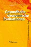 Cover: Gesundheits&ouml;konomische Evaluationen - Springer