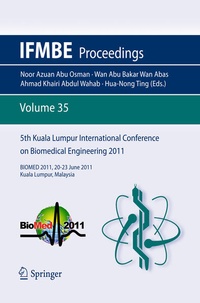 Enlarge image Cover: 5th Kuala Lumpur International Conference on Biomedical Engineering 2011 - Springer