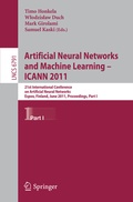Cover: Artificial Neural Networks and Machine Learning - ICANN 2011 - Springer