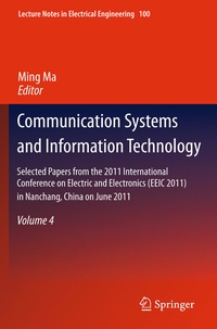Enlarge image Cover: Communication Systems and Information Technology - Springer