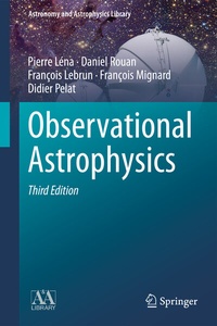 Enlarge image Cover: Observational Astrophysics - Springer