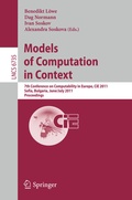 Cover: Models of Computation in Context - Springer