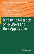 Cover: Biofunctionalization of Polymers and their Applications - Springer