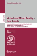 Cover: Virtual and Mixed Reality - New Trends, Part I - Springer