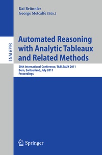 Enlarge image Cover: Automated Reasoning with Analytic Tableaux and Related Methods - Springer