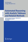 Cover: Automated Reasoning with Analytic Tableaux and Related Methods - Springer