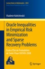 Cover: Oracle Inequalities in Empirical Risk Minimization and Sparse Recovery Problems - Springer
