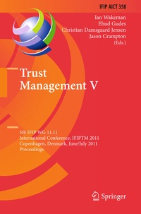 Enlarge image Cover: Trust Management V - Springer