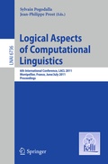 Cover: Logical Aspects of Computational Linguistics - Springer