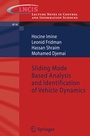 Cover: Sliding Mode Based Analysis and Identification of Vehicle Dynamics - Springer
