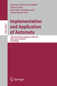 Abbildung von: Implementation and Application of Automata - Springer