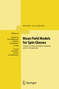 Cover: Mean Field Models for Spin Glasses - Springer