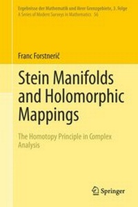Abbildung von: Stein Manifolds and Holomorphic Mappings - Springer