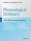 Cover: Phraseological Dictionary English - German - Springer