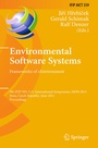 Cover: Environmental Software Systems. Frameworks of eEnvironment - Springer