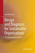 Cover: Design and Diagnosis for Sustainable Organizations - Springer