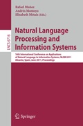 Cover: Natural Language Processing and Information Systems - Springer