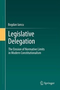 Cover: Legislative Delegation - Springer