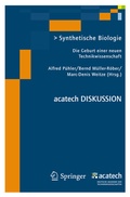 Cover: Synthetische Biologie - Springer