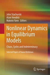 Enlarge image Cover: Nonlinear Dynamics in Equilibrium Models - Springer