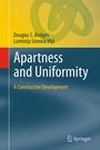 Cover: Apartness and Uniformity - Springer