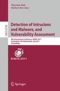 Cover: Detection of Intrusions and Malware, and Vulnerability Assessment - Springer