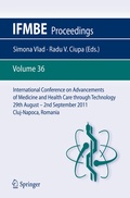 Cover: International Conference on Advancements of Medicine and Health Care through Technology; 29th August - 2nd September 2011, Cluj-Napoca, Romania - Springer