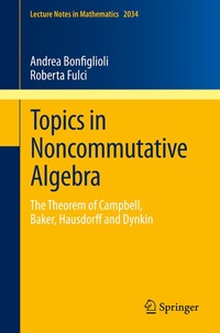 Abbildung von: Topics in Noncommutative Algebra - Springer