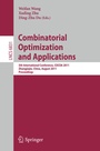 Cover: Combinatorial Optimization and Applications - Springer