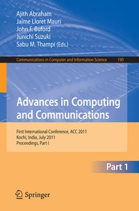Enlarge image Cover: Advances in Computing and Communications, Part I - Springer