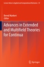 Cover: Advances in Extended and Multifield Theories for Continua - Springer