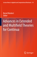 Cover: Advances in Extended and Multifield Theories for Continua - Springer