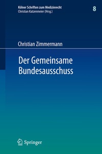 Abbildung von: Der Gemeinsame Bundesausschuss - Springer
