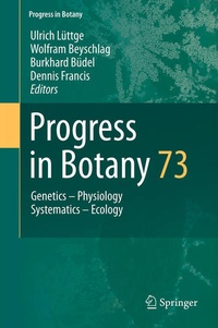 Enlarge image Cover: Progress in Botany Vol. 73 - Springer