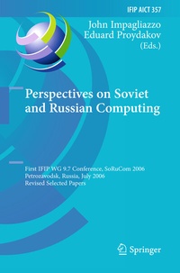 Abbildung von: Perspectives on Soviet and Russian Computing - Springer