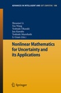 Cover: Nonlinear Mathematics for Uncertainty and its Applications - Springer
