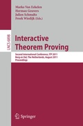 Cover: Interactive Theorem Proving - Springer