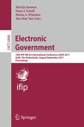 Cover: Electronic Government - Springer