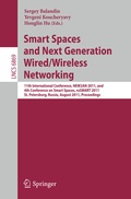 Cover: Smart Spaces and Next Generation Wired/Wireless Networking - Springer