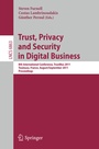 Cover: Trust, Privacy and Security in Digital Business - Springer