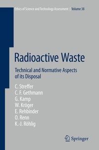 Enlarge image Cover: Radioactive Waste - Springer