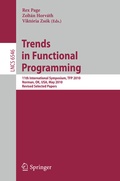 Cover: Trends in Functional Programming - Springer
