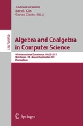 Cover: Algebra and Coalgebra in Computer Science - Springer